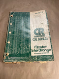 1979 CR Oil Seals Master Interchange catalog