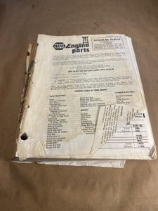 1971 NAPA Engine Parts catalog