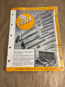 1940s Lion Automotive Tool Catalog counter book pages