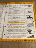 1940s Lion Automotive Tool Catalog counter book pages