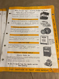 1940s Lion Automotive Tool Catalog counter book pages