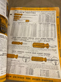 1940s Lion Automotive Tool Catalog counter book pages