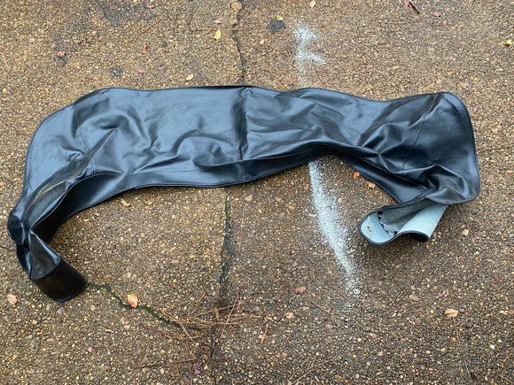 1969 Chevelle convertible black Madrid vinyl top boot cover