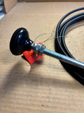 16 foot PTO power takeoff control cable round handle