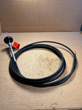 16 foot PTO power takeoff control cable round handle