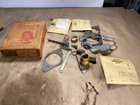1946-1947 Chrysler 8 E7A1 Carter carburetor kit NORS