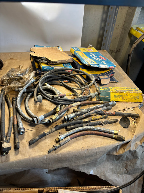 Vintage 1920s 1930s 1940s brake hose gas line lot NORS X 30+