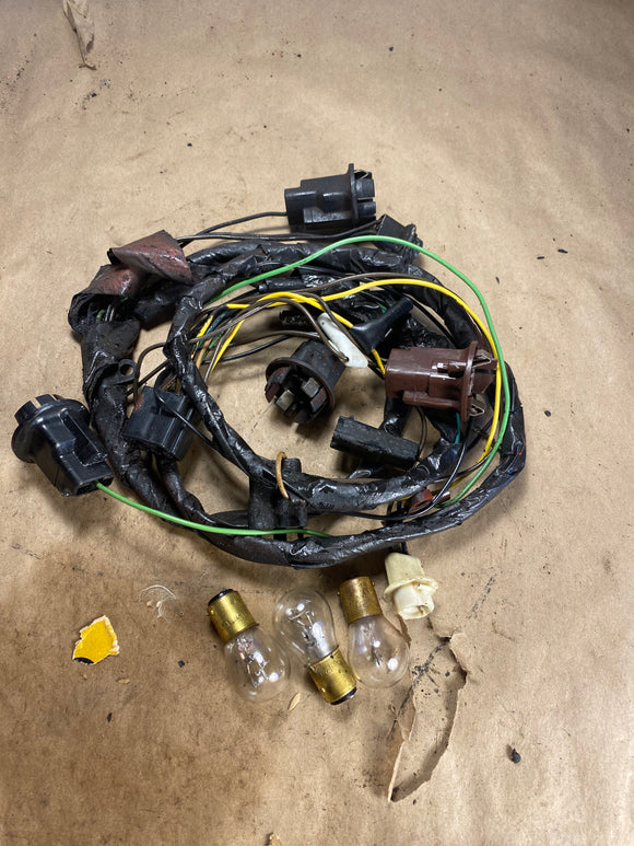 1969 Chevelle convertible tail light wiring harness original OEM