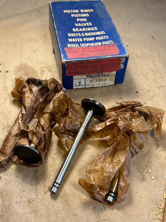 1942-1957 Dodge Plymouth 230 6 cylinder exhaust valves x4 NORS VE-1351