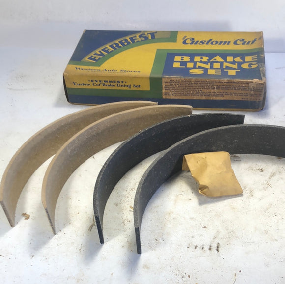 1936-1948 Ford Hudson Packard brake lining kit 1 axle RIVETS NORS