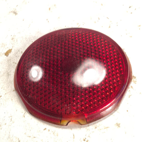 1937-1938 Dodge Plymouth red glass tail light lens Tiger Eye 1202