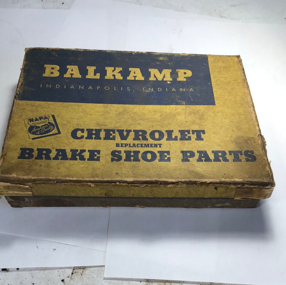 Balkamp Chevrolet brake shoe replacement parts 1950s assortment
