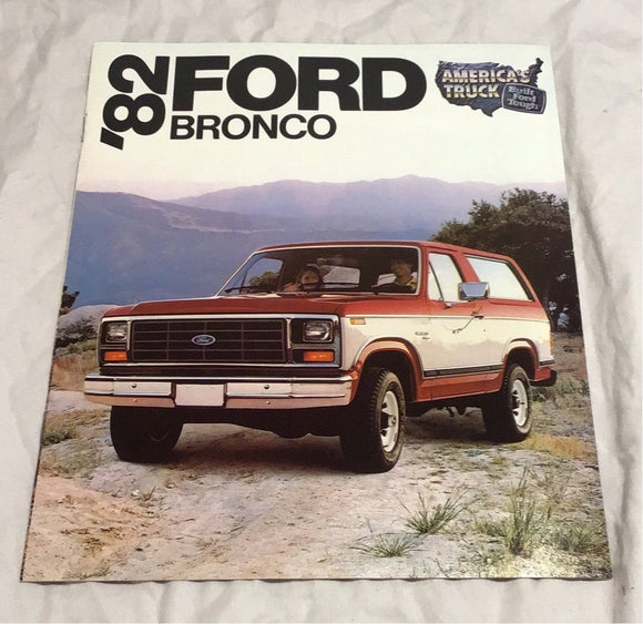 1982 Ford Bronco dealer brochure