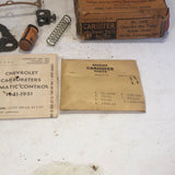 1941-1950 Chevrolet Carter carburetor rebuild kit NOS