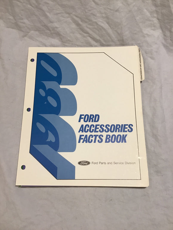 1980 Ford Accessories Facts Book Car Truck Bronco Courier