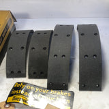 1946-1948 Chrysler Dodge DeSoto brake lining set 1 axle RIVETS NORS