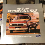 1984 Ford Trucks sales brochure collection 6 pieces and folder