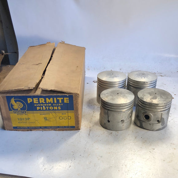 1939-1947 Ford Mercury 239 pistons .080 3-ring NORS