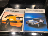 1982 Ford Division sales brochure portfolio nine brochures