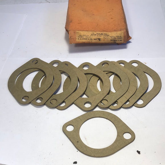 1924-1947 Dodge Chrysler Plymouth DeSoto water outlet gasket x10