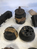 Vintage 1940s 1950s Chrysler GM engine transmission mounts lot x12