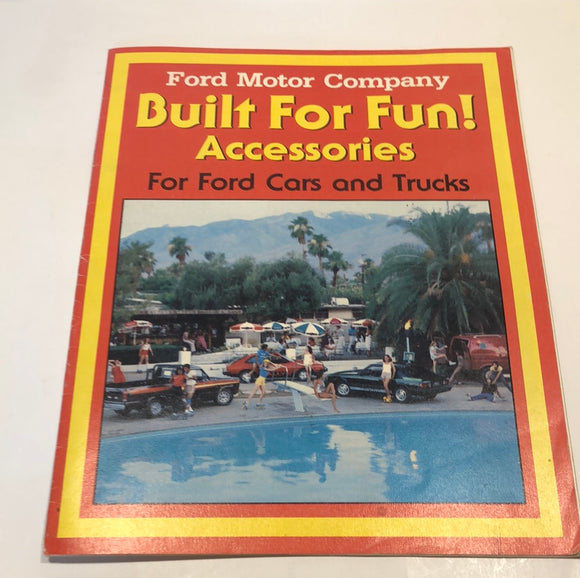 1980 Ford Built for Fun Accessories for Cars and Trucks brochure