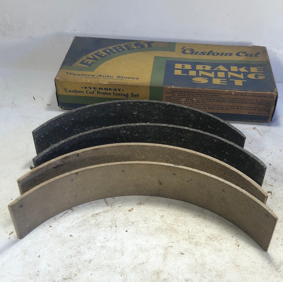 1936-1948 Ford Hudson Packard brake lining kit 1 axle NORS