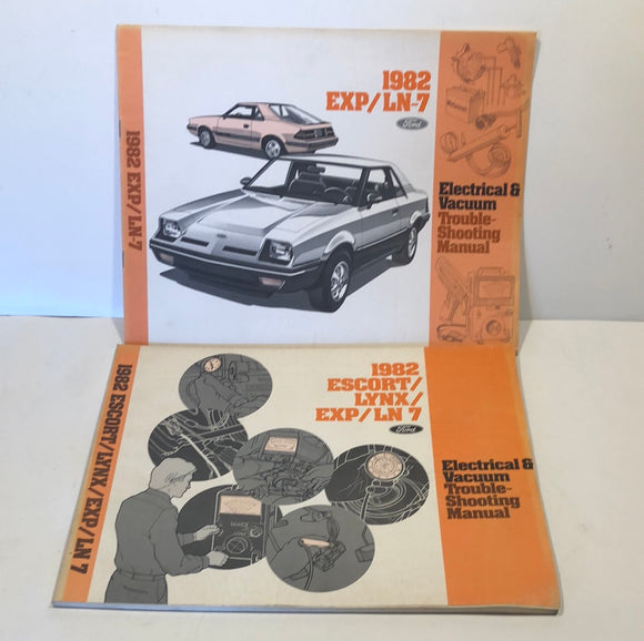 1982 Ford EXP LN-7  electrical vacuum troubleshooting manual