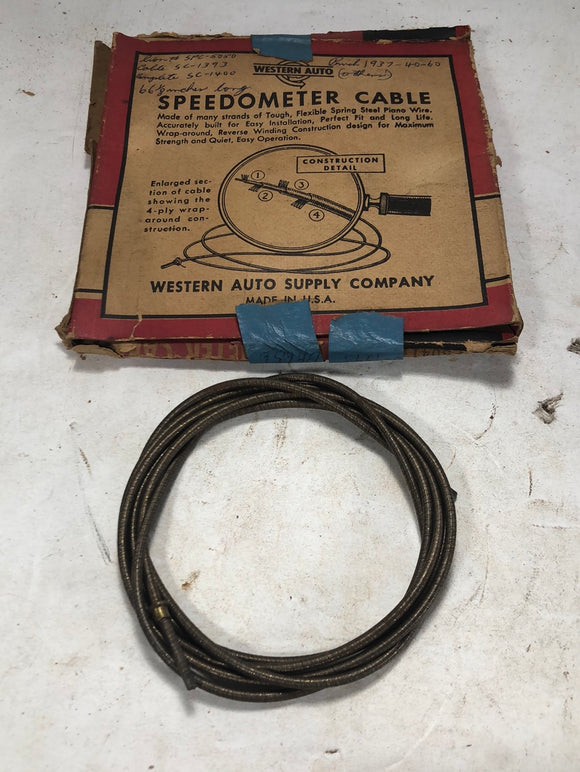 1937 Buick speedometer cable 66 1/8”