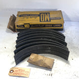 1935-1941 Plymouth brake lining full set rivets NORS