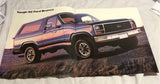 1982 Ford Bronco dealer brochure