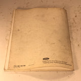 1975-1976 Ford Car Shop Manual Volume 5 Predelivery Maintenance Lubrication