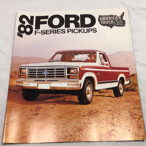 1982 Ford F-Series Pickups sales brochure XL XLT Lariat new from sealed box