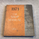 1971 Ford Car Shop Manual Pinto