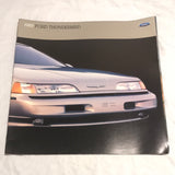 1989 Ford Thunderbird sales brochure