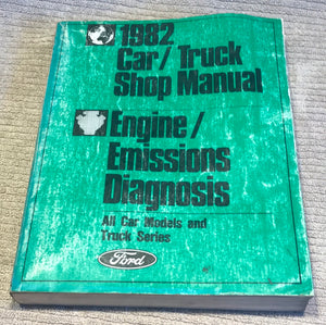 1982 Car Truck Shop Manual Engine Emissions Diagnosis