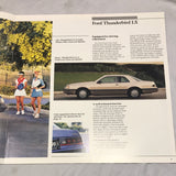 1987 Ford Thunderbird sales brochure