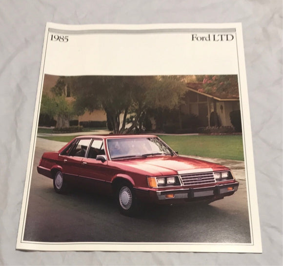 1985 Ford LTD sales brochure
