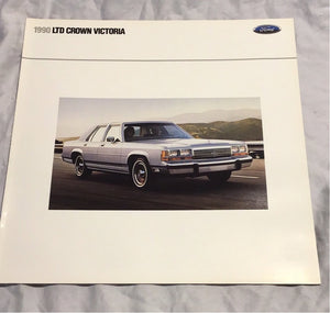 1990 Ford LTD Crown Victoria dealer sales brochure