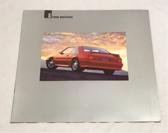 1991 Ford Mustang dealer sales brochure