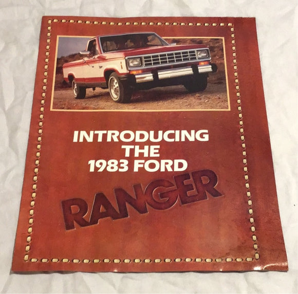 1983 Ford Ranger dealer sales brochure