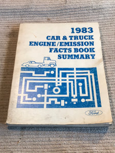 1983 Ford Car and Truck Engine/Emission Facts Book