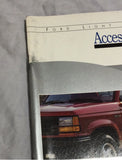 1992 Ford Light Truck Accessories dealer booklet 49 pages