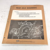 1975 Ford Rear Axle Diagnosis booklet