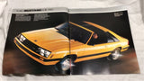 1982 Ford Mustang sales brochure GLX GT new from sealed box