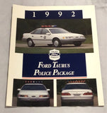 1992 Ford Taurus Police Package dealer sales broxhure