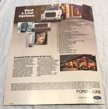 1977 Ford L Line trucks sales brochure