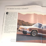 1988 Ford Crown Victoria dealer sales brochure