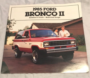 1985 Ford Bronco II sales brochure