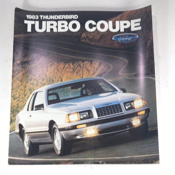 1983 Ford Thunderbird Turbo Coupe dealer sales brochure